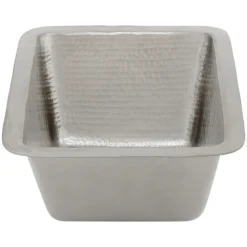 Premier Copper Products 17" Copper Bar/Prep Sink, Nickel, BRECEN2