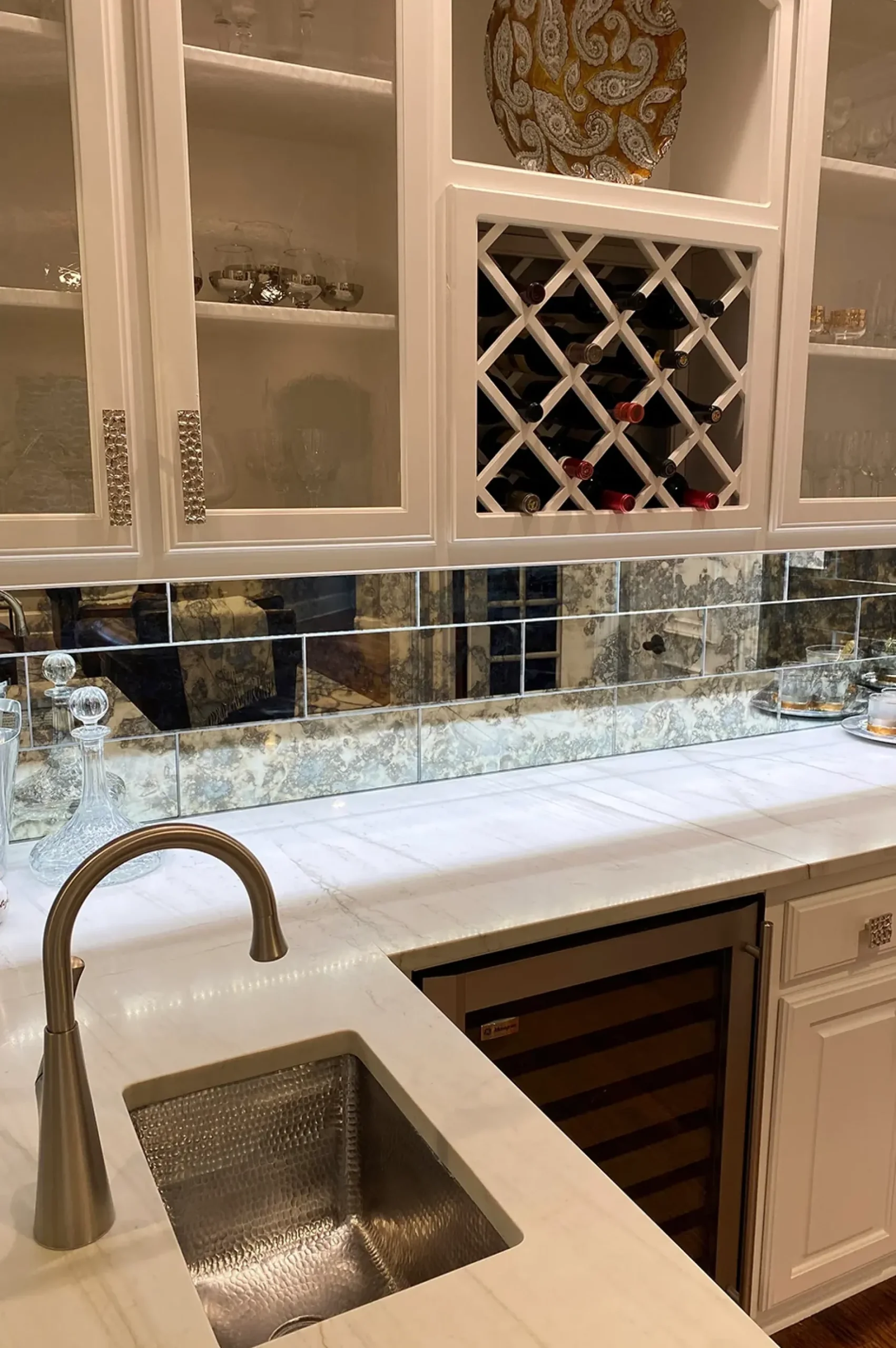 Premier Copper Products 17" Copper Bar/Prep Sink, Nickel, BRECEN2