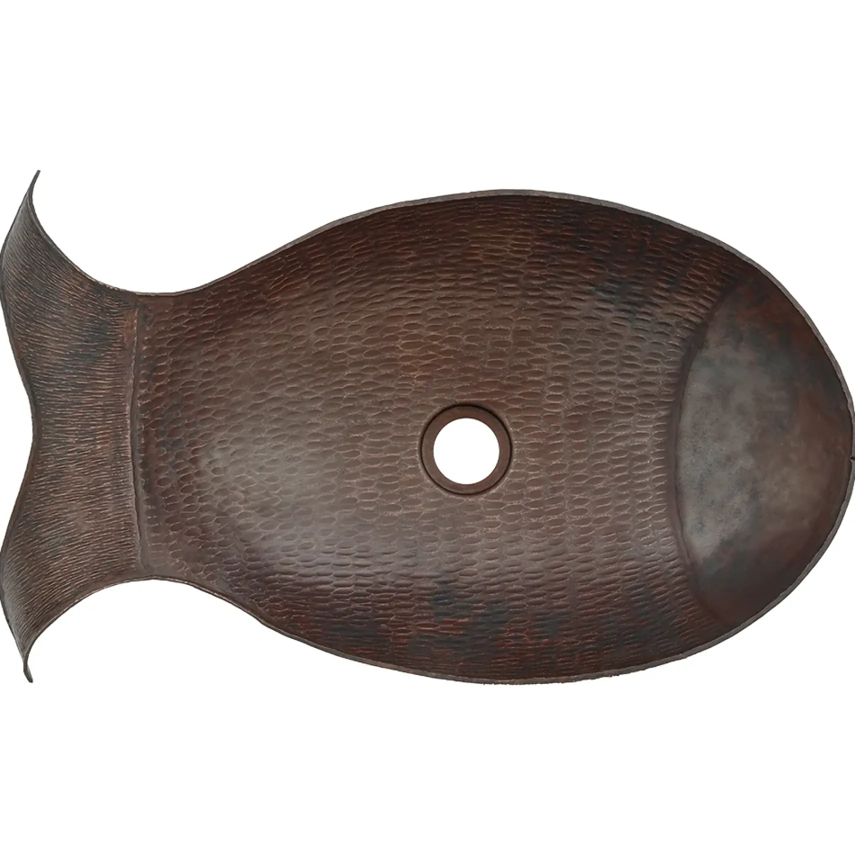 Premier Copper Products 21" Copper Bathroom Sink, Oil Rubbed Bronze, PVFHDB