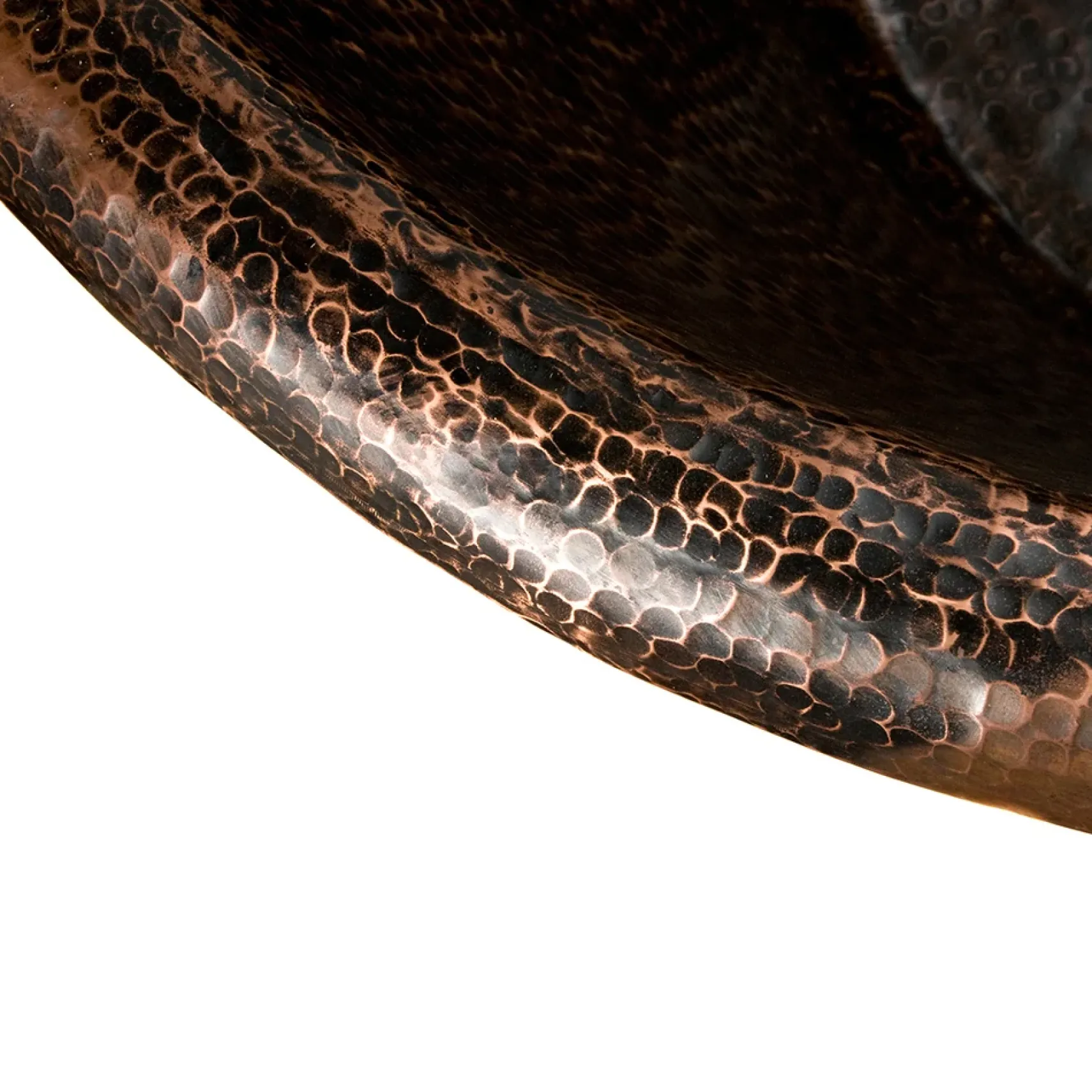 Premier Copper Products 67" Hammered Copper Double Slipper Bathtub With Rings and Drain Package, Oil Rubbed Bronze, BSP5_BTDR67DB