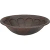 Premier Copper Products 19" Oval Copper Bathroom Sink, Oil Rubbed Bronze, LO19RSBDB
