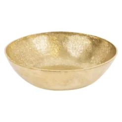 Premier Copper Products 14" Round Vessel - Above Counter Terra Firma Brass Bathroom Sink, TFVR14PB