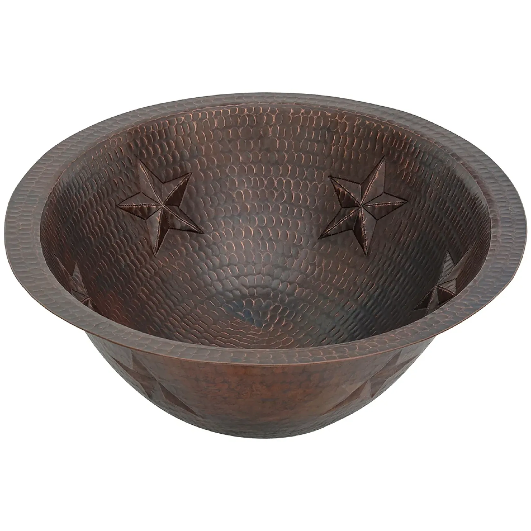 Premier Copper Products 19" Oval Copper Bathroom Sink, Oil Rubbed Bronze, LO19FSTDB