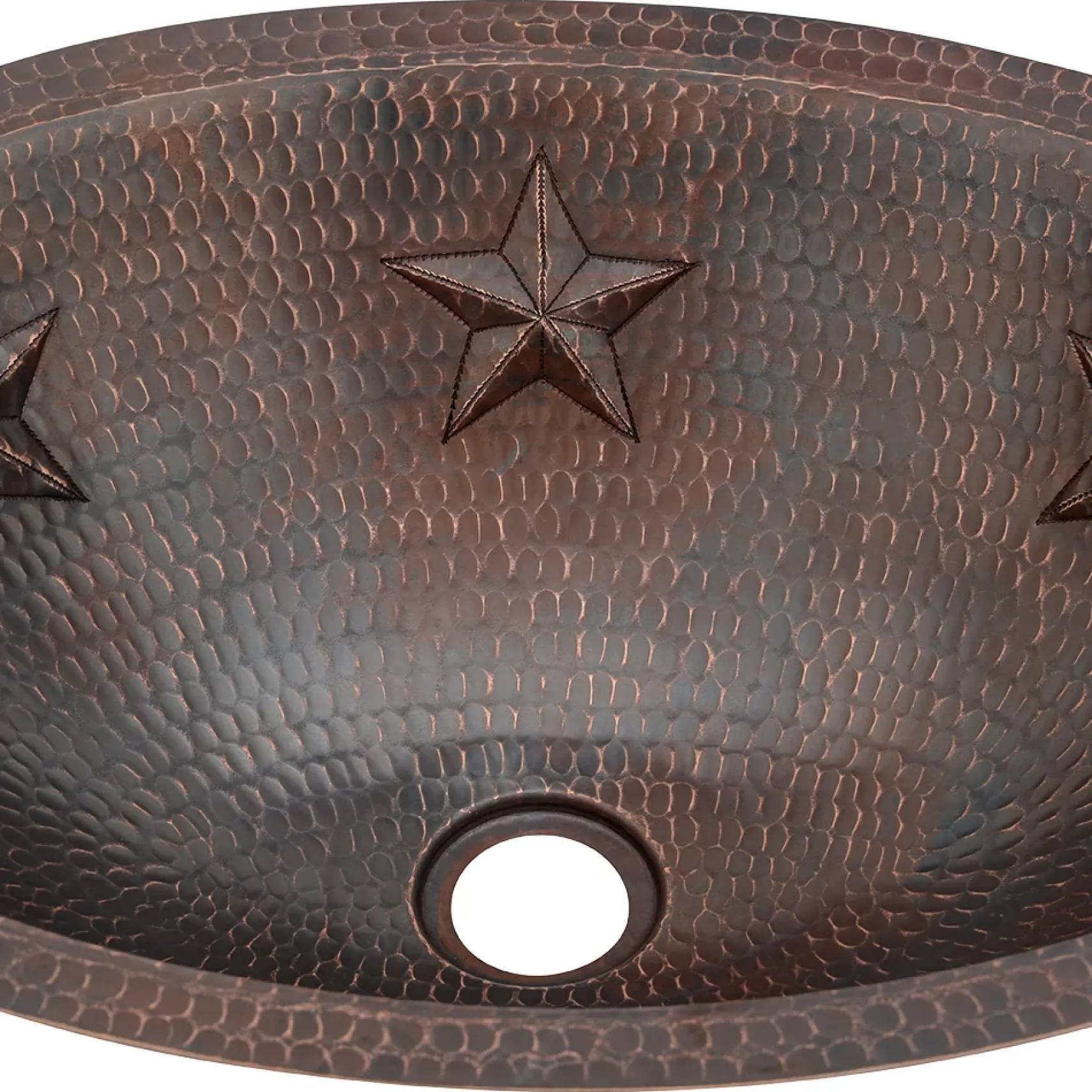 Premier Copper Products 19" Oval Copper Bathroom Sink, Oil Rubbed Bronze, LO19FSTDB