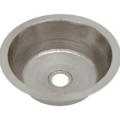Premier Copper Products 14" Copper Bar/Prep Sink, Nickel, BR14EN2