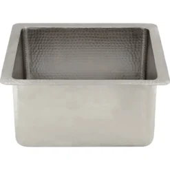 Premier Copper Products 16" Copper Bar/Prep Sink, Nickel, BREC16EN