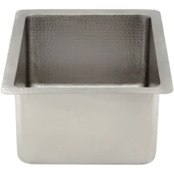 Premier Copper Products 16" Copper Bar/Prep Sink, Nickel, BREC16EN