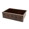 Premier Copper Products 33" Copper Farmhouse Sink, Oil Rubbed Bronze, KASDB33229ST