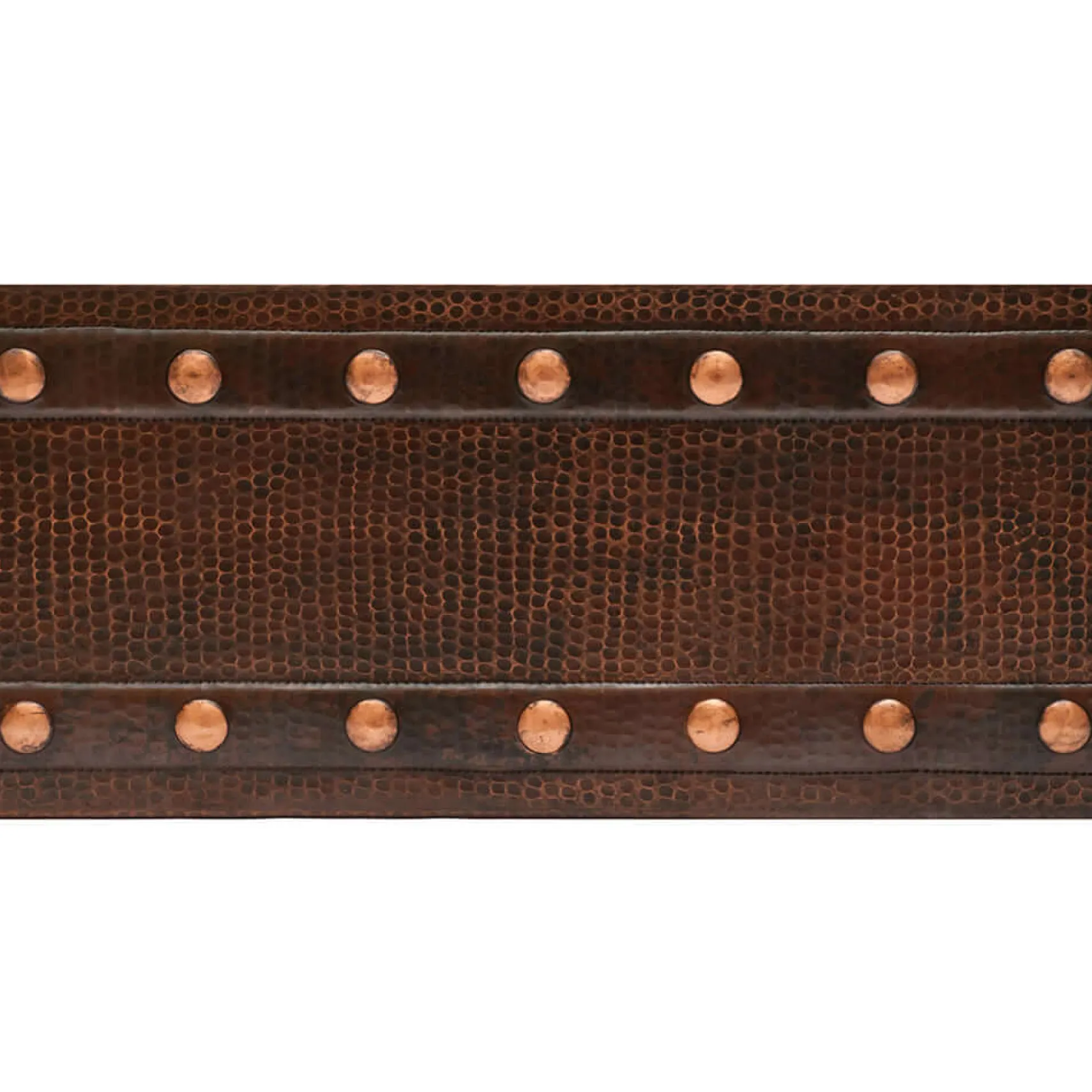 Premier Copper Products 33" Hammered Copper Kitchen Apron 50/50 Double Basin Farmhouse Sink w/ Barrel Strap Design with Matching Drains, and Accessories, Oil Rubbed Bronze, KSP3_KA50DB33229BS