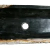 48" Rare Petrified Wood Farmhouse Kitchen Sink, Black