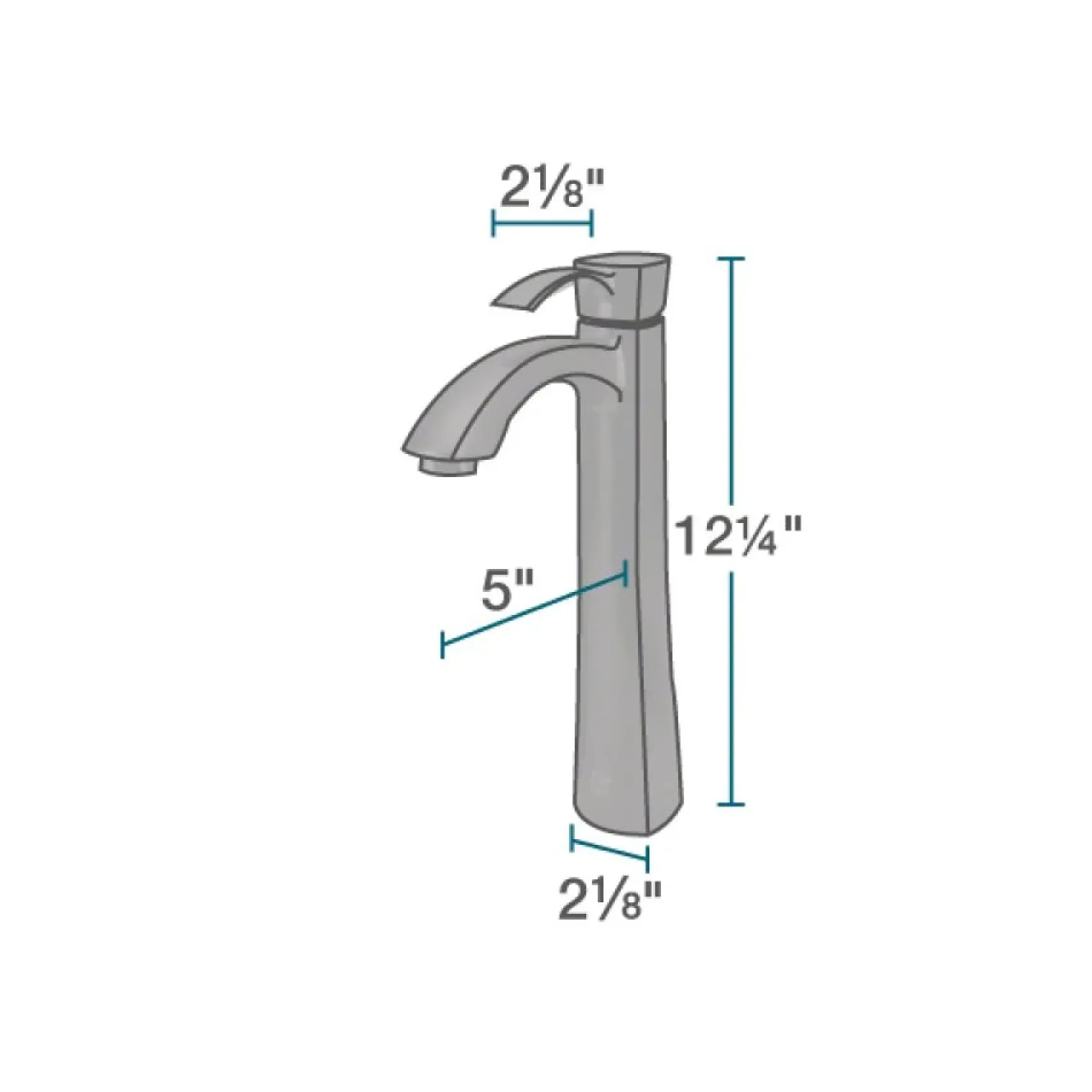 Rene 17" Round Glass Bathroom Sink, Gradient Blue, with Faucet, R5-5008-R9-7006-ABR