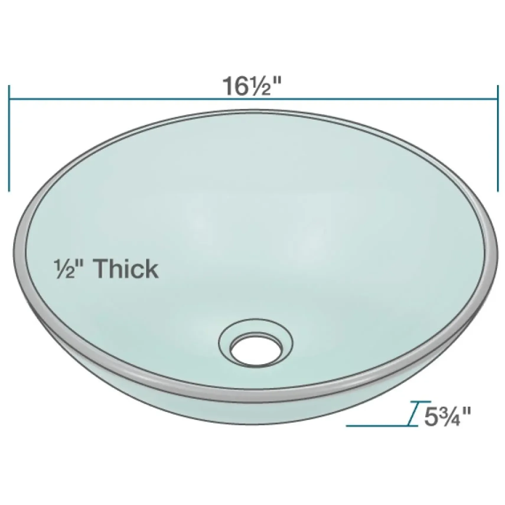 Rene 17" Round Glass Bathroom Sink, Ivy, with Faucet, R5-5001-IVY-R9-7003-ABR
