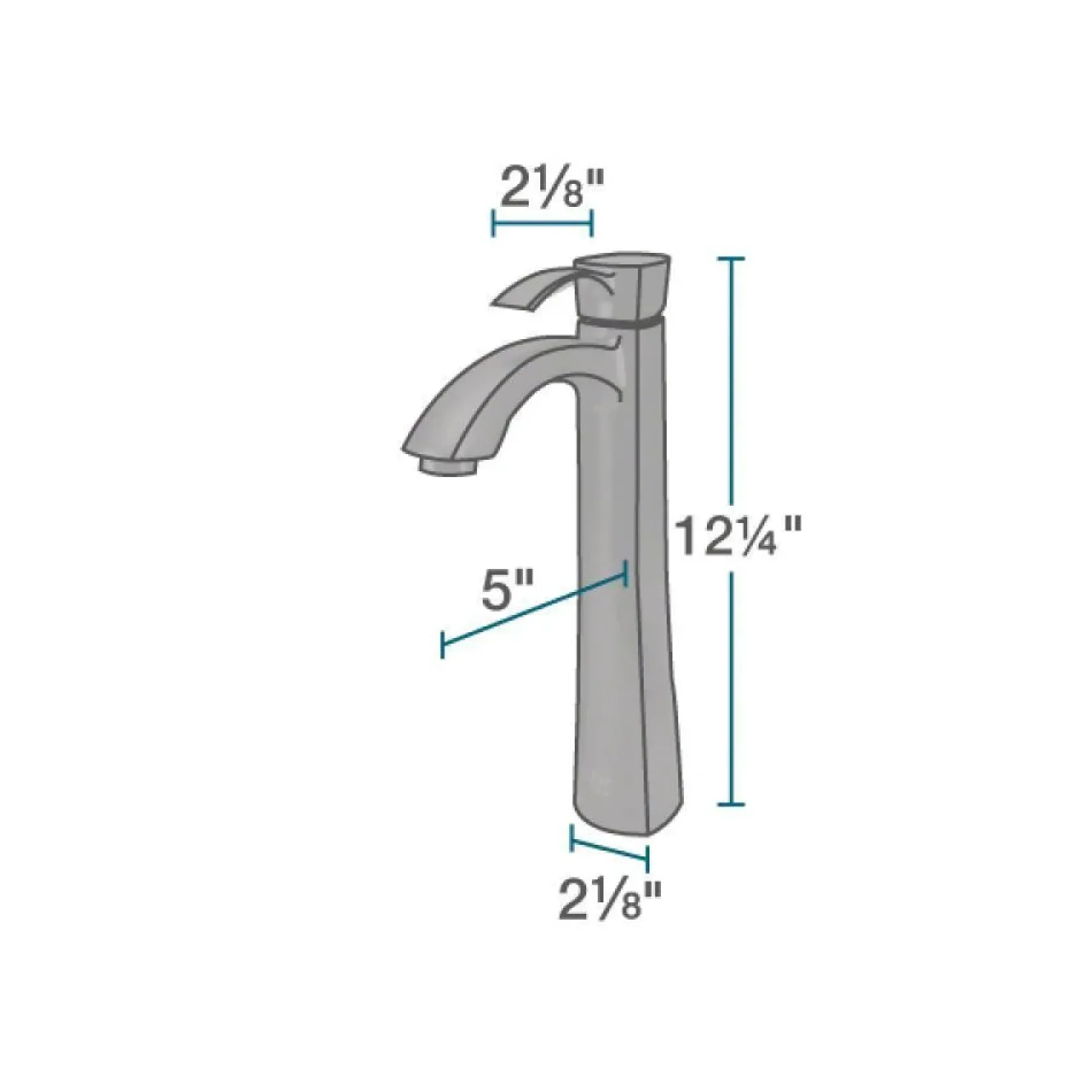 Rene 17" Round Glass Bathroom Sink, Noir, with Faucet, R5-5001-NOR-R9-7006-ABR