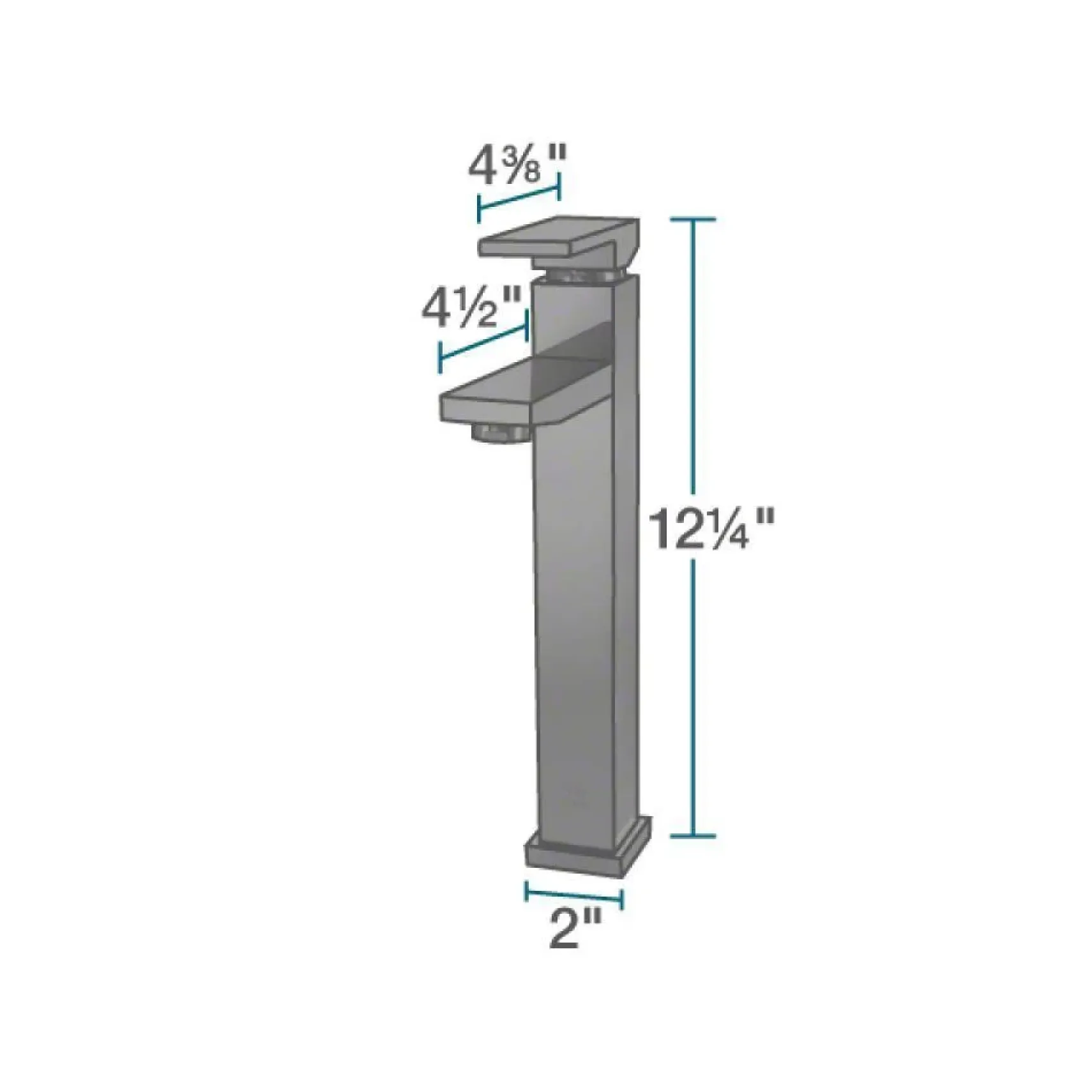 Rene 17" Square Glass Bathroom Sink, Metallic Green and Gold, with Faucet, R5-5036-R9-7003-ABR
