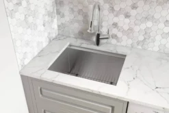 Ruvati 21 x 19 x 13 inch Deep Laundry Utility Workstation Sink Undermount 16 Gauge, RVU6321