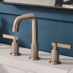 Ruvati Barolo Widespread Bathroom Faucet, Brushed Nickel, Lever, RVF5236BN