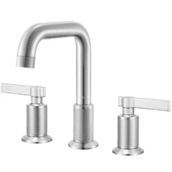 Ruvati Barolo Widespread Bathroom Faucet, Brushed Nickel, Lever, RVF5236BN
