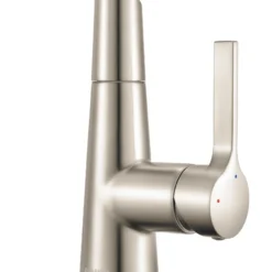 Ruvati Carina Kitchen Faucet, Stainless Steel, Single Lever, RVF1242BN