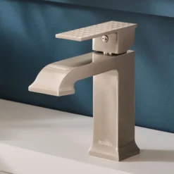 Ruvati Decora Bathroom Faucet, Brushed Nickel, Single Lever, RVF5132BN
