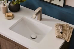 Ruvati Decora Bathroom Faucet, Brushed Nickel, Single Lever, RVF5132BN