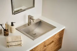 Ruvati Decora Bathroom Faucet, Brushed Nickel, Single Lever, RVF5132BN