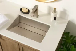 Ruvati Decora Bathroom Faucet, Brushed Nickel, Single Lever, RVF5132BN