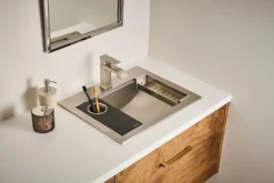 Ruvati Decora Bathroom Faucet, Brushed Nickel, Single Lever, RVF5132BN