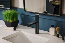 Ruvati Emilio Bathroom Faucet, Gunmetal Black, Single Lever, Brass, RVF5133BL