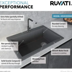 Ruvati epiGranite 33