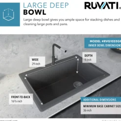 Ruvati epiGranite 33
