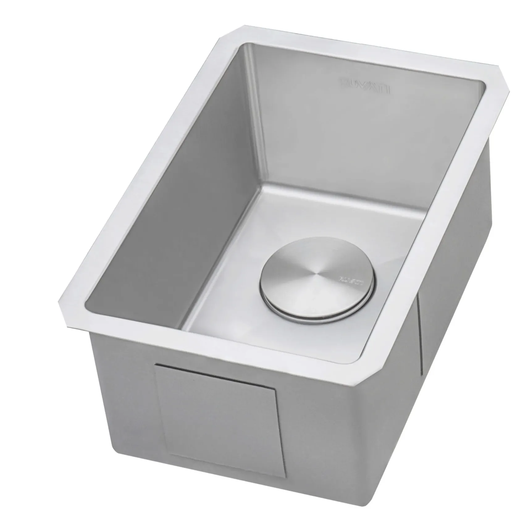 Ruvati Gravena 14" Undermount Rectangle Stainless Steel Bar/Prep Sink, 16 Gauge, Rounded Corners, RVH7114