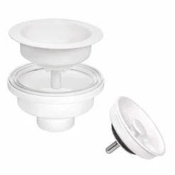 Ruvati 31-inch epiCube Granite Composite Workstation Drop-in Topmount Kitchen Sink Matte White, RVG1631WH