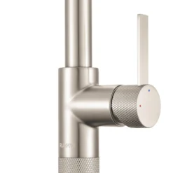Ruvati Isola Pull Down Kitchen Faucet, Stainless Steel, Single Handle, RVF1248BN