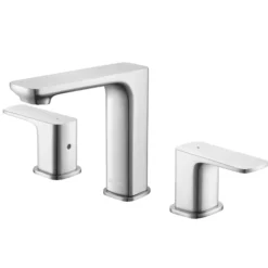 Ruvati Lanai Widespread Bathroom Faucet, Brushed Nickel, Lever, RVF5237BN