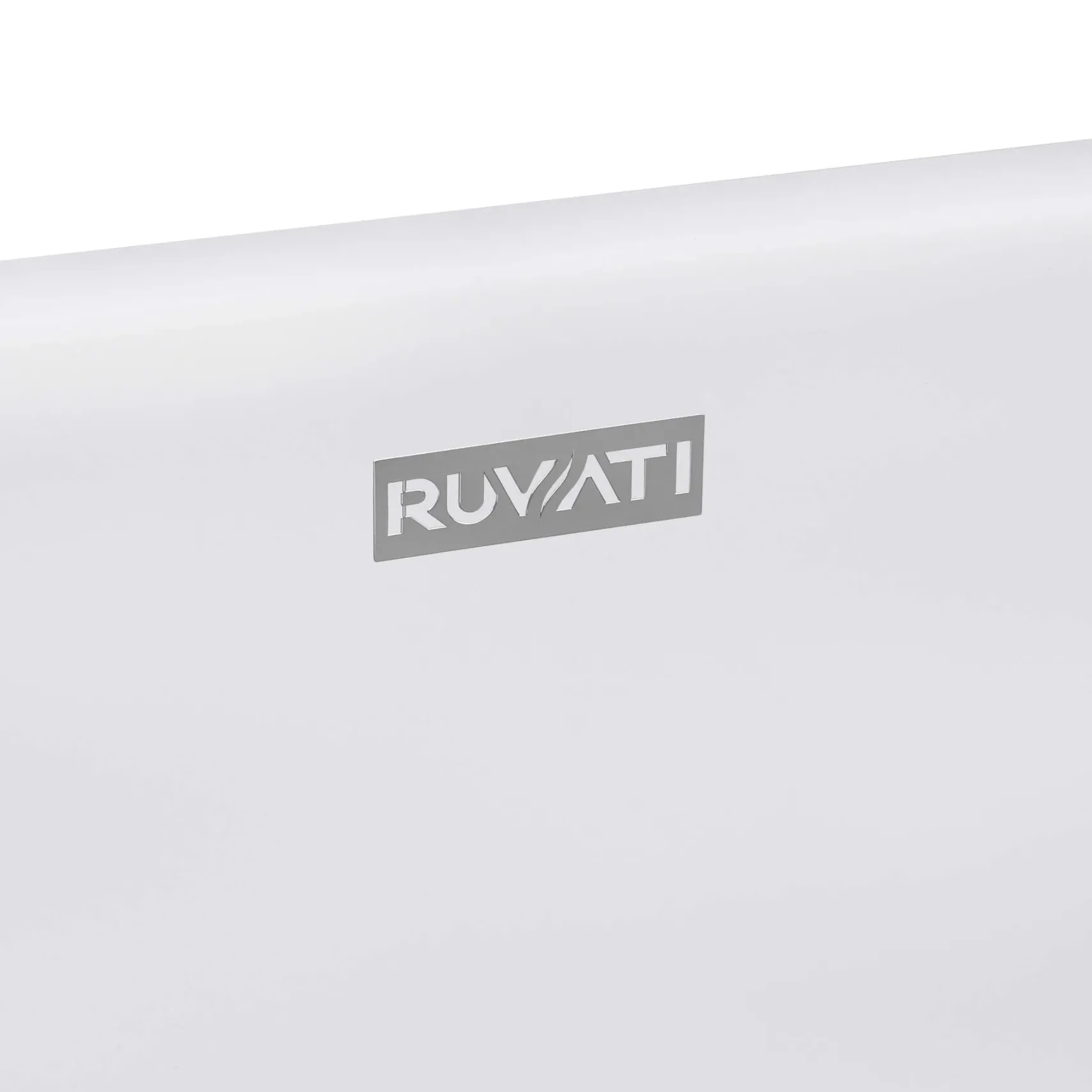 Ruvati Omnia 23-inch Matte White epiStone Solid Surface Modern Bathroom Vessel Sink, RVB2550WH