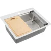 Ruvati Renaro 28" Drop In Stainless Steel Workstation Kitchen Sink, RVM5228