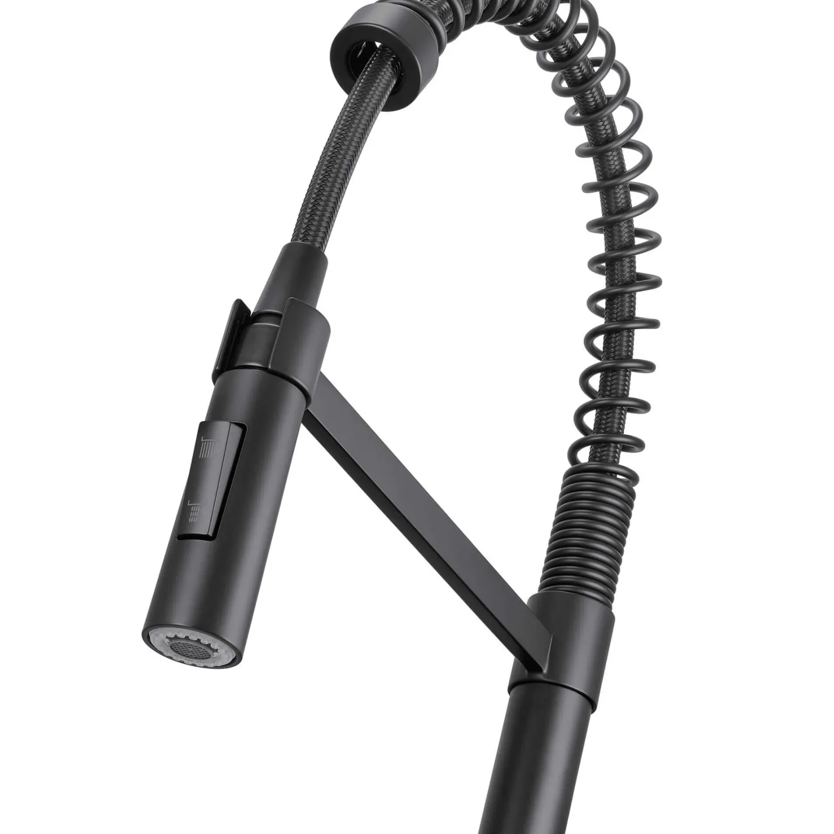 Ruvati Seneca Pull Down Kitchen Faucet, Matte Black, Single Lever, RVF1243MB