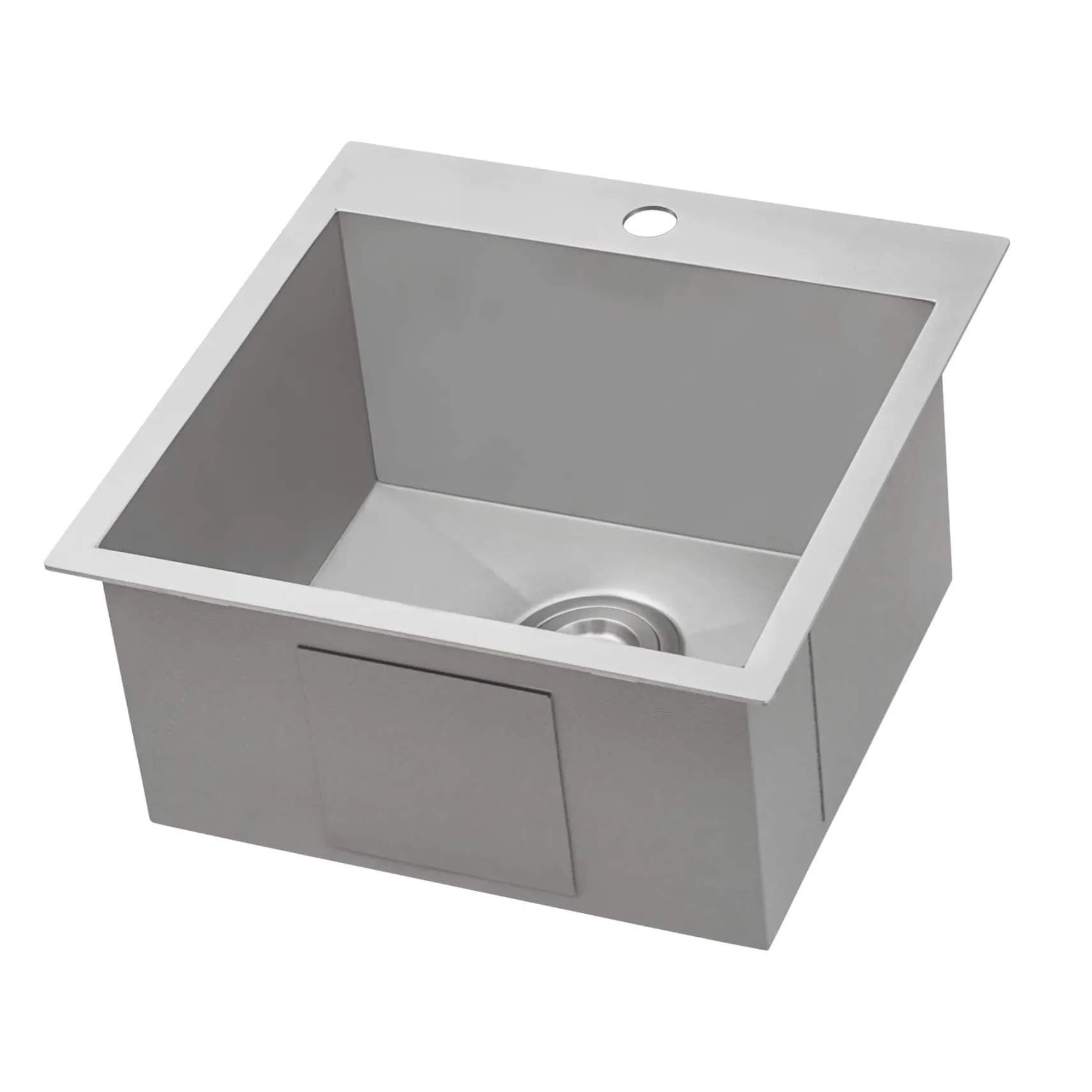 Ruvati Tirana 18" Square Stainless Steel Bar/Prep Sink, 16 Gauge, RVH8118