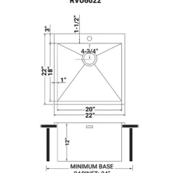 Ruvati Topmount Laundry 22