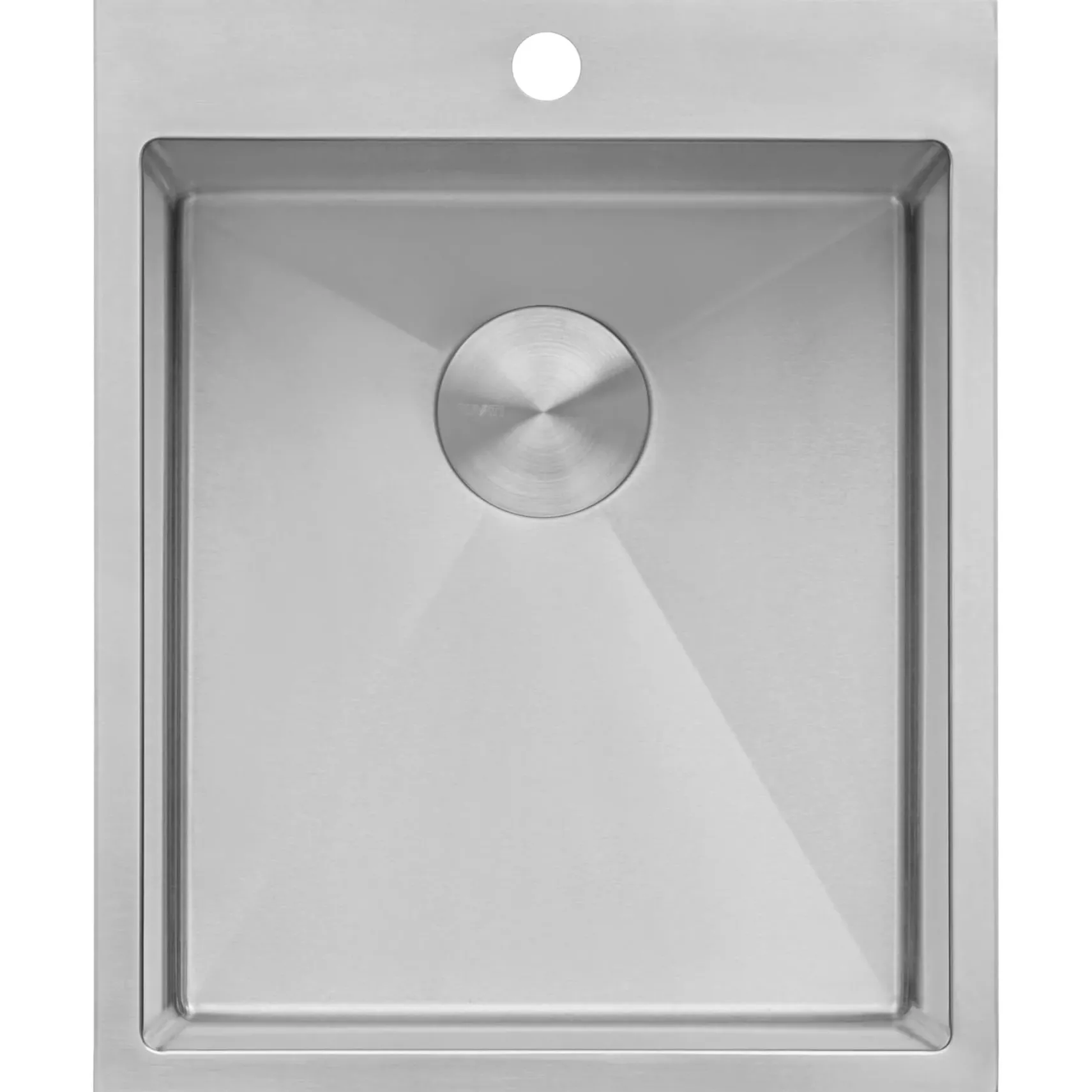 Ruvati Topmount Laundry Utility Sink 18 x 22 x 12 inch Rounded Corners Deep 16 Gauge Stainless Steel, RVU6018
