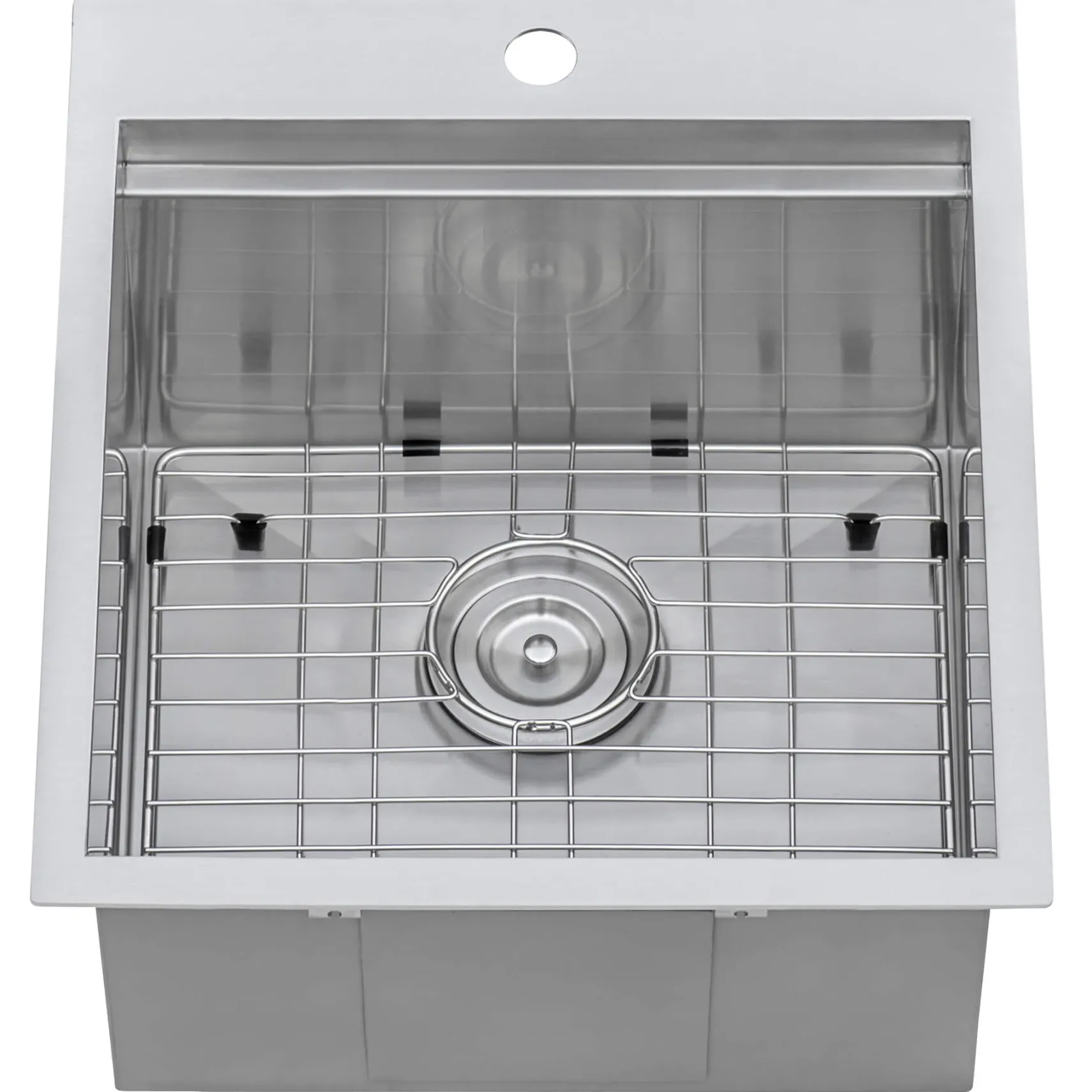Ruvati Vino 21" Rectangle Stainless Steel Workstation Bar/Prep Sink, 16 Gauge, RVH8221
