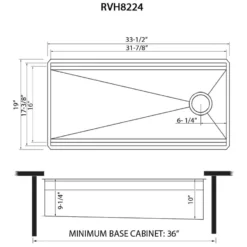 Ruvati Dual-Tier Nova 33