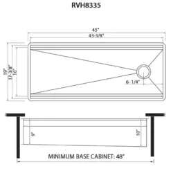 Ruvati Dual-Tier Nova 45