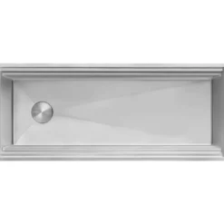Ruvati Dual-Tier Pro 45-inch Workstation Two-Tiered Double Ledge Kitchen Sink Undermount 16 Gauge Stainless Steel, 16, RVH6333ST