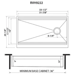 Ruvati Dual-Tier 34