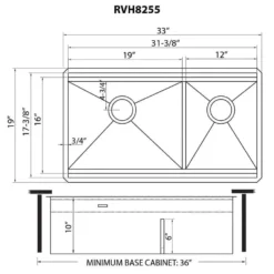 Ruvati Dual-Tier 33