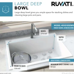 Ruvati epiGranite 30