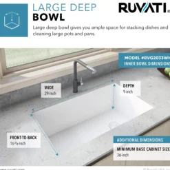 Ruvati epiGranite 32