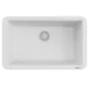 Ruvati epiStage 30-inch Granite Composite Workstation White Dual Mount Kitchen Sink, RVG2310WH