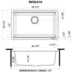 Ruvati epiStage 30-inch Granite Composite Workstation White Dual Mount Kitchen Sink, RVG2310WH